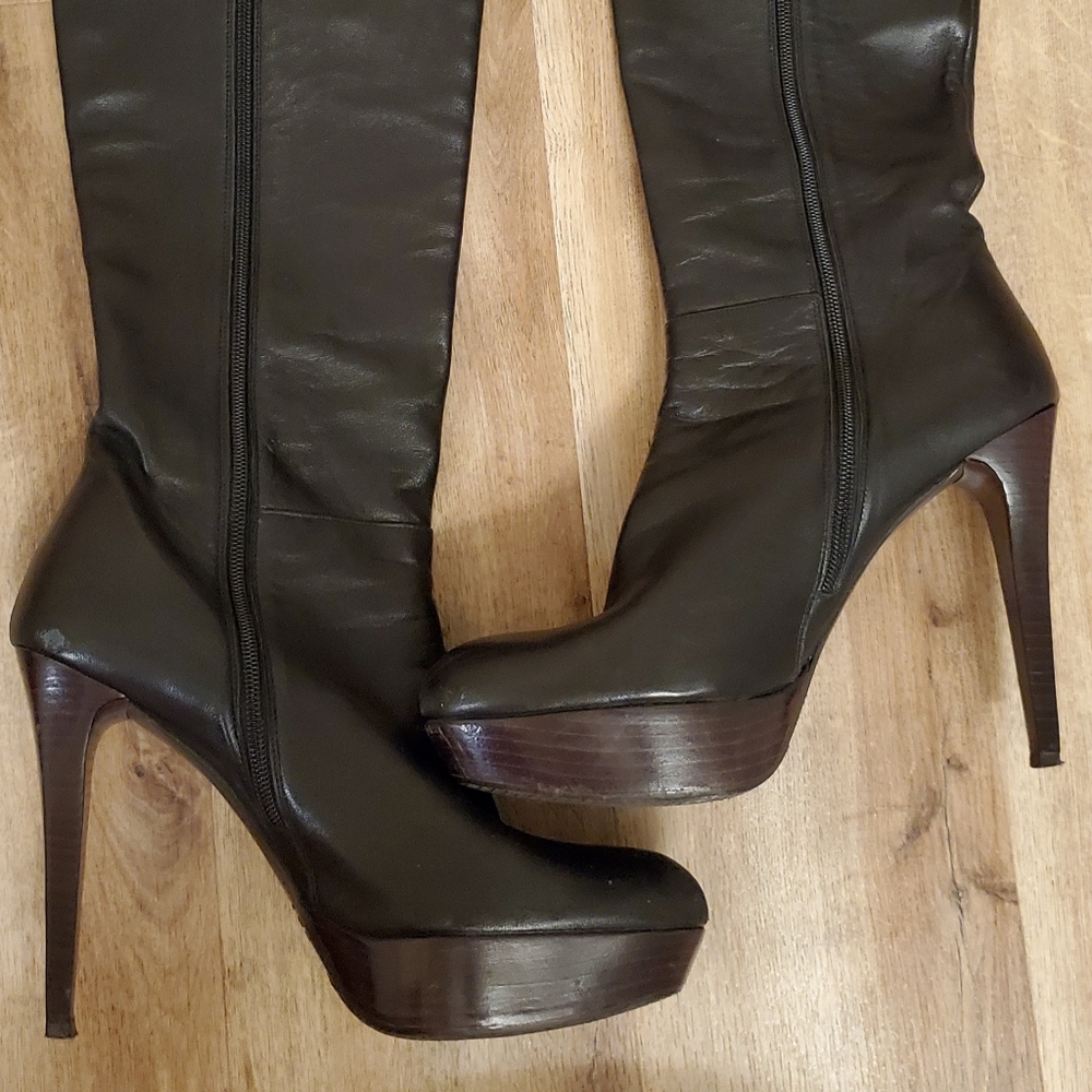 Stuart Weitzmen over the knee boot.